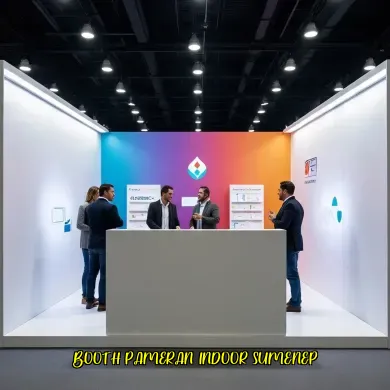 Booth Pameran Indoor Sumenep